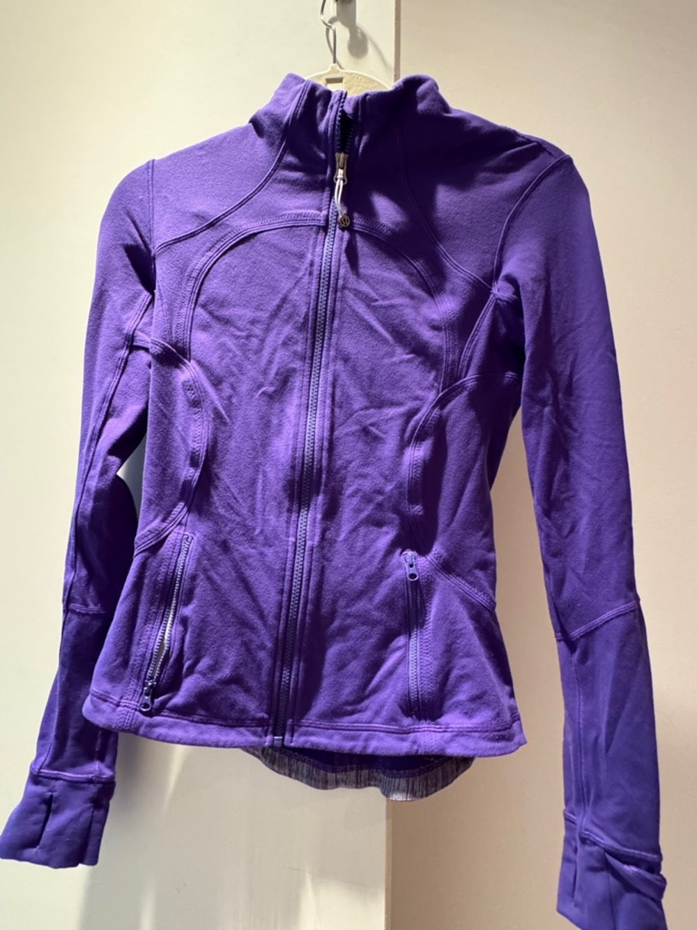 lululemon athletica Purple Full-Zip Bomber Jacket